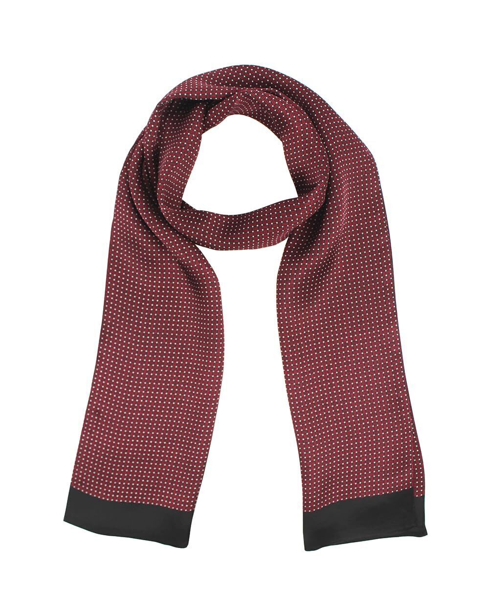 1525 100% Silk Oblong Scarf 61”*10.2” Double-Sided Thin Long Shawls